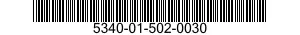 5340-01-502-0030 PLATE,RETAINING,SEAL 5340015020030 015020030