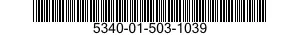 5340-01-503-1039 BUMPER,NONMETALLIC 5340015031039 015031039