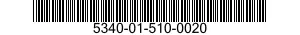 5340-01-510-0020 CLAMP,LOOP 5340015100020 015100020