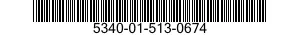 5340-01-513-0674 CLAMP ASSEMBLY,RETAINING 5340015130674 015130674