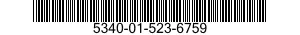 5340-01-523-6759 PLATE,MOUNTING 5340015236759 015236759
