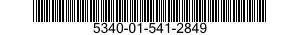 5340-01-541-2849 PLATE,RETAINING,SEAL 5340015412849 015412849