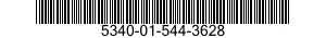 5340-01-544-3628 BRACKET,MOUNTING 5340015443628 015443628