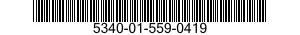 5340-01-559-0419 CLAMP,BLOCK 5340015590419 015590419