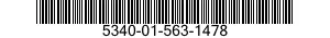5340-01-563-1478 BRACKET,ANGLE 5340015631478 015631478