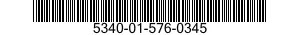 5340-01-576-0345 BRACKET,ANGLE 5340015760345 015760345