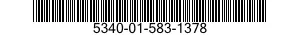 5340-01-583-1378 PLUG ASSEMBLY,SEALING 5340015831378 015831378