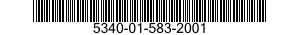 5340-01-583-2001 BRACKET,MOUNTING 5340015832001 015832001