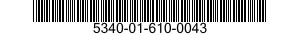 5340-01-610-0043 CAP-PLUG,PROTECTIVE,DUST AND MOISTURE SEAL 5340016100043 016100043