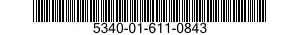 5340-01-611-0843 BRACKET,ANGLE 5340016110843 016110843