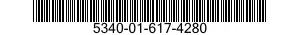 5340-01-617-4280 HINGE,ACCESS DOOR 5340016174280 016174280