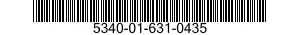 NSN 5340-01-631-0435 5340016310435 016310435 BRACKET,MOUNTING