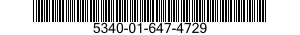 5340-01-647-4729 BLOCK,FILLER,PLASTIC 5340016474729 016474729