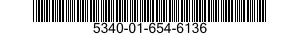 5340-01-654-6136 CLAMP,INSTRUMENT MOUNTING 5340016546136 016546136