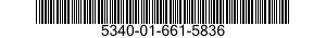5340-01-661-5836 ANODE,CORROSION PREVENTIVE 5340016615836 016615836