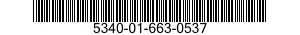 5340-01-663-0537 BRACKET,MULTIPLE ANGLE 5340016630537 016630537