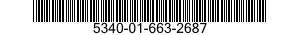 5340-01-663-2687 BRACKET,MOUNTING 5340016632687 016632687