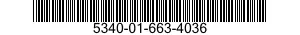 5340-01-663-4036 BRACKET,MOUNTING 5340016634036 016634036