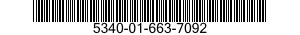 5340-01-663-7092 BRACKET,MOUNTING 5340016637092 016637092