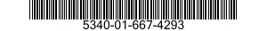 5340-01-667-4293 BRACKET,MOUNTING 5340016674293 016674293