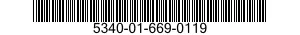 5340-01-669-0119 PLUNGER,QUICK RELEASE 5340016690119 016690119