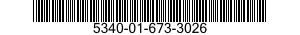 5340-01-673-3026 HINGE,ACCESS DOOR 5340016733026 016733026