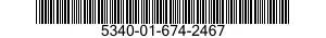 5340-01-674-2467 BRACKET,MOUNTING 5340016742467 016742467