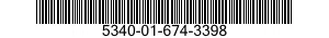 5340-01-674-3398 BRACKET,MOUNTING 5340016743398 016743398
