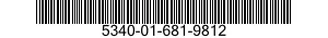 5340-01-681-9812 PLUG,PROTECTIVE,DUST AND MOISTURE SEAL 5340016819812 016819812