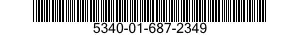 5340-01-687-2349 LEAF,BUTT HINGE 5340016872349 016872349