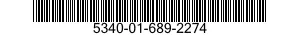 5340-01-689-2274 CLAMP,BLOCK,SECTION 5340016892274 016892274