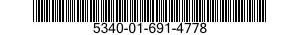 5340-01-691-4778 CLAMP ASSEMBLY,RETAINING 5340016914778 016914778
