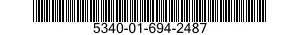 5340-01-694-2487 LEAF,BUTT HINGE 5340016942487 016942487