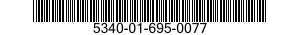 5340-01-695-0077 BRACKET,MOUNTING 5340016950077 016950077