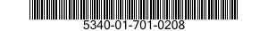 5340-01-701-0208 STANDOFF,THREADED,SNAP-IN 5340017010208 017010208