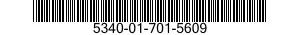 5340-01-701-5609 CLAMP,BLOCK 5340017015609 017015609