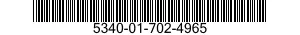 5340-01-702-4965 CLAMP,BLOCK,SECTION 5340017024965 017024965