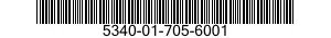 5340-01-705-6001 BRACKET,MOUNTING 5340017056001 017056001