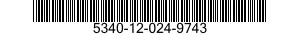 5340-12-024-9743 INSERT,SCREW THREAD 5340120249743 120249743