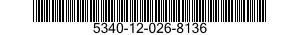 5340-12-026-8136 INSERT,SCREW THREAD 5340120268136 120268136