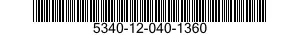 5340-12-040-1360  5340120401360 120401360