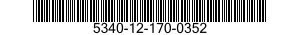 5340-12-170-0352 STUD,FRICTION CATCH 5340121700352 121700352