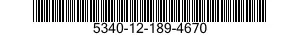 5340-12-189-4670 PLATE,MOUNTING 5340121894670 121894670