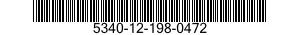 5340-12-198-0472 BRACKET,ANGLE 5340121980472 121980472