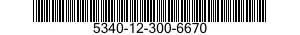 5340-12-300-6670 BRACKET,DOUBLE ANGLE 5340123006670 123006670