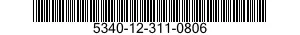 5340-12-311-0806 HANDLE,MANUAL CONTROL 5340123110806 123110806