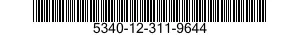 5340-12-311-9644 BUMPER,NONMETALLIC 5340123119644 123119644