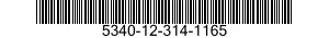 5340-12-314-1165 FASTENER,CASEMENT 5340123141165 123141165