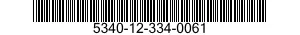 5340-12-334-0061 BRACKET,MOUNTING 5340123340061 123340061