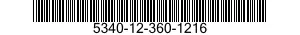 5340-12-360-1216 BUTTON,DOOR 5340123601216 123601216